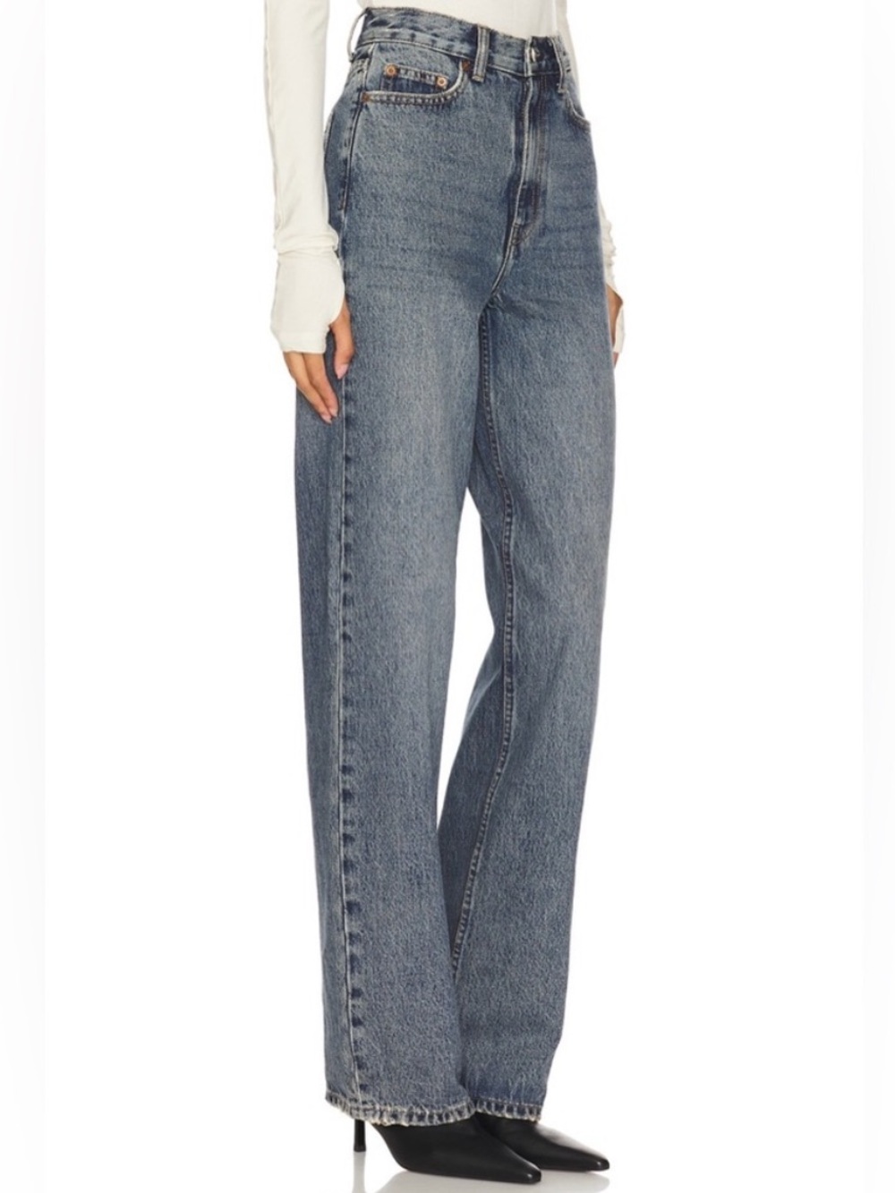 Dr. Denim Echo Straight Leg Jeans in Canyon Mid Vintage Size 29/32